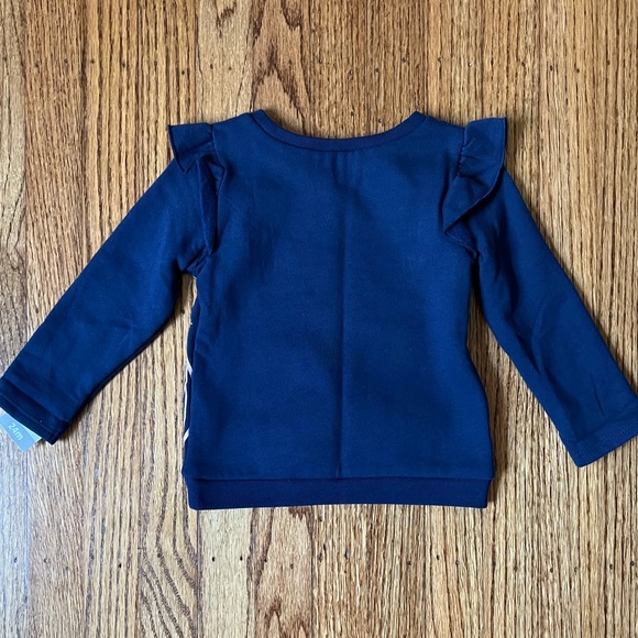 NWT Carter’s Girls Sweatshirt, 24 months - Picture 3 of 5